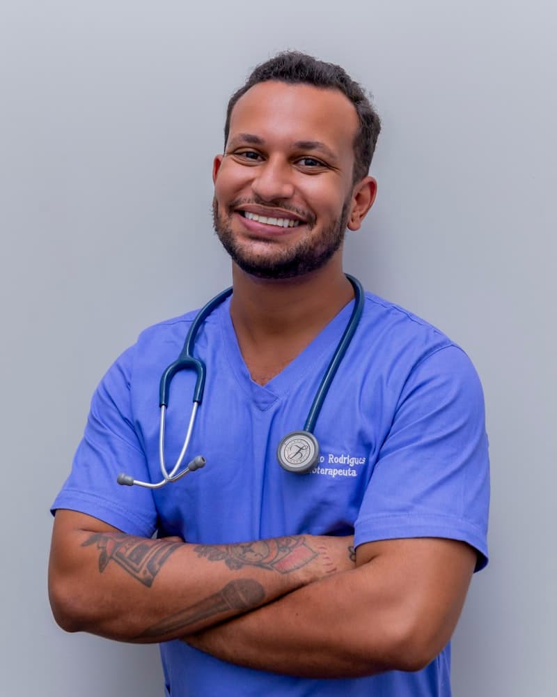 AI-generated professional headshot for healthcare industry featuring white coat and neutral medical background